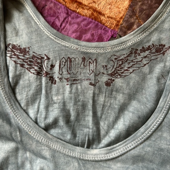 NWOT Fame Will Come London Fringe Tie Dye Tank-top - Picture 7 of 7